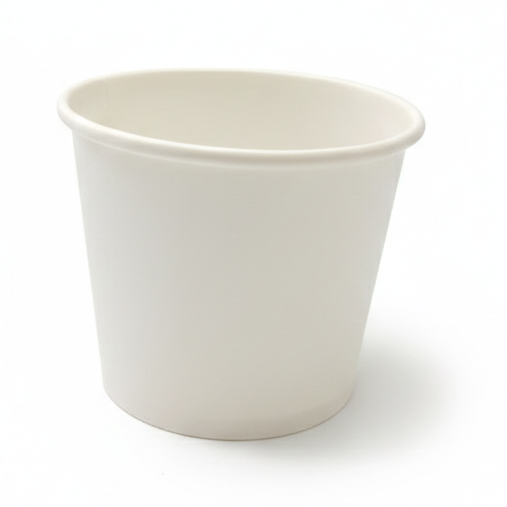 150ml Disposable White Paper Cups (50Pcs)