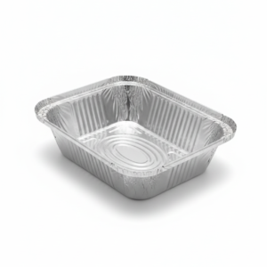 450ml Aluminum Foil Food Containers with Lids (25Pcs)