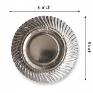 6 inch wrinkle Disposable paper plate (25Pcs)