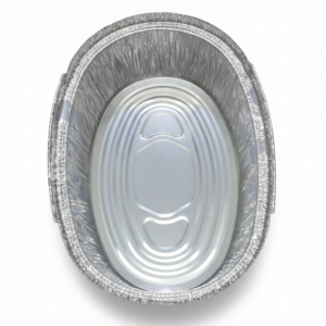 600ml Aluminum Foil Containers with Paper Lids (15Pcs)