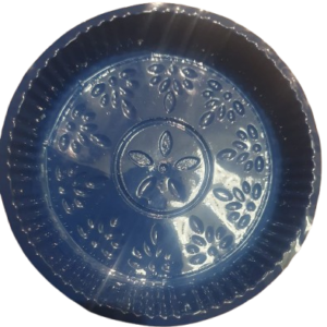 Plastic Plate: Ice Cream Or Fruit Platter 5x5 inch Pack of 100pcs